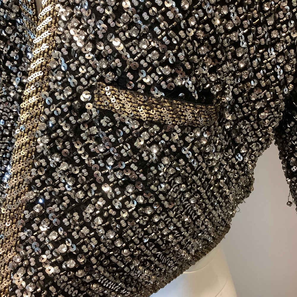 Zara Elegant Sequin Jacket Limited Edition - Picture 4 of 13